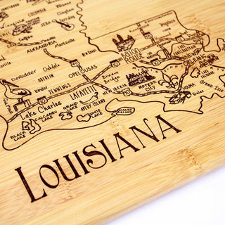 A Slice Of Life Louisiana Cutting Board