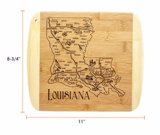 A Slice Of Life Louisiana Cutting Board