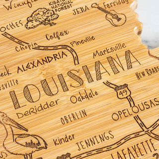 Destination Louisiana Cutting Board