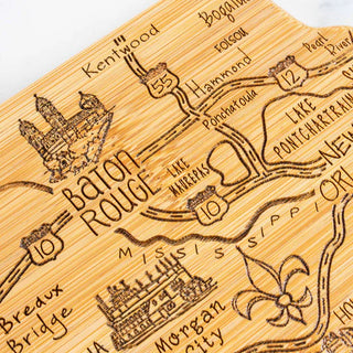 Destination Louisiana Cutting Board