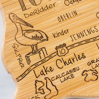 Destination Louisiana Cutting Board