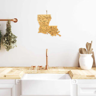Destination Louisiana Cutting Board