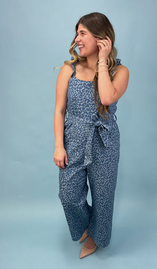 Wild At Heart Leopard Jumpsuit
