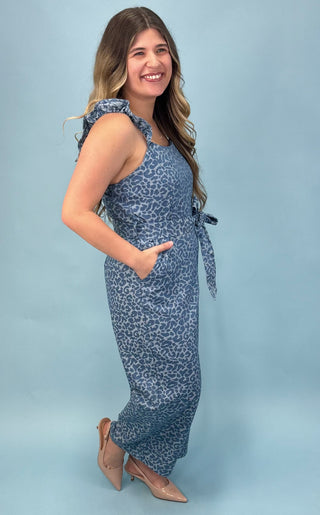 Wild At Heart Leopard Jumpsuit