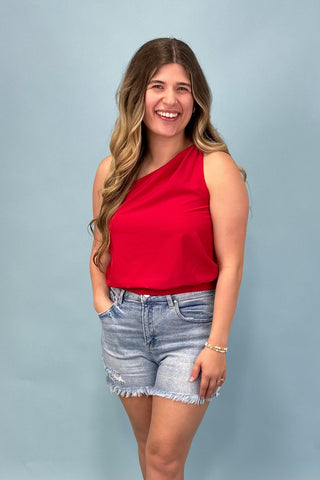 Simply Luxe Asymmetrical Top