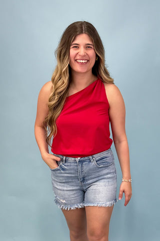 Simply Luxe Asymmetrical Top