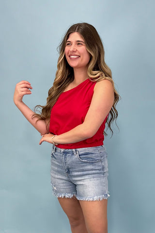 Simply Luxe Asymmetrical Top