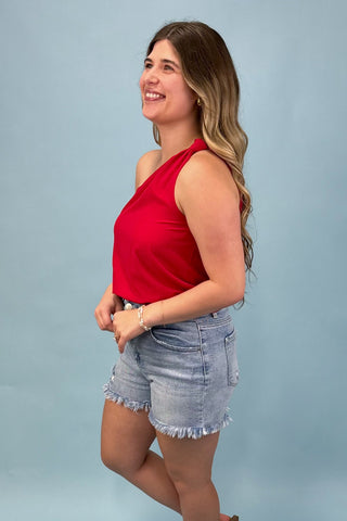 Simply Luxe Asymmetrical Top