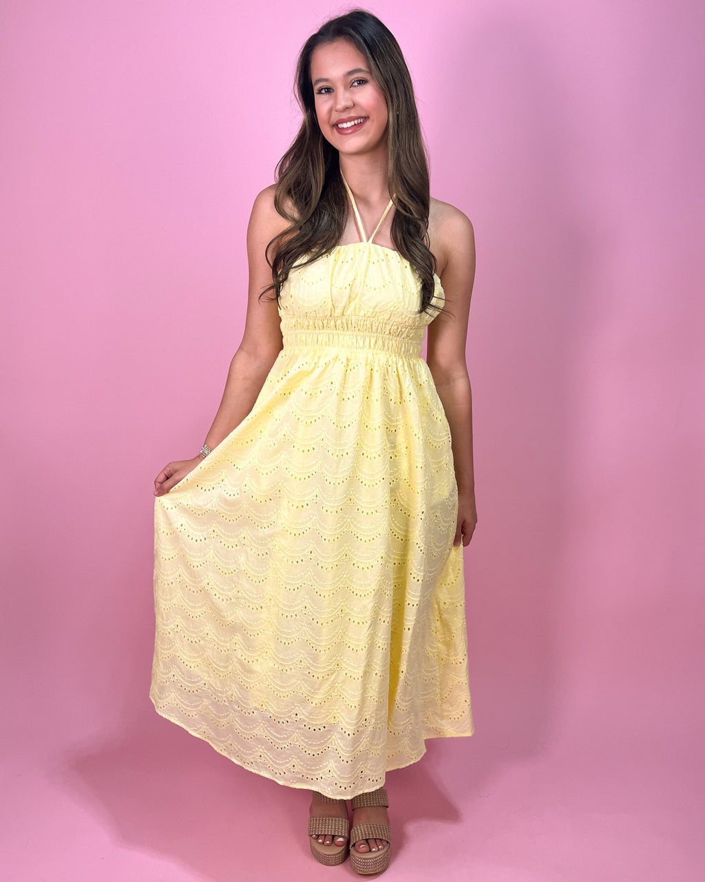 strapless eyelet dress Off White Detail Mini 20 Machine wash cold Jana Strapless Eyelet Maxi Dress