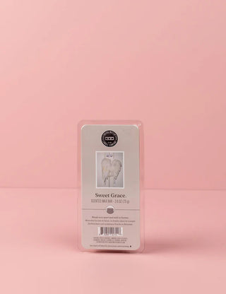 Packaged product labeled 'Sweet Grace' on a pink background