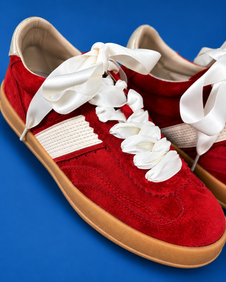 The Cherry Pop Suede Sneaker