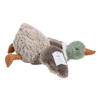 Meet Scout the Mallard Plush Pal, a 15-inch ultra-soft stuffed mallard duck featuring plush polyester fabric, a cuddly fill