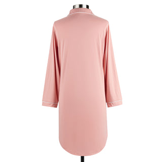 Pink nightshirt on a mannequin with a white background