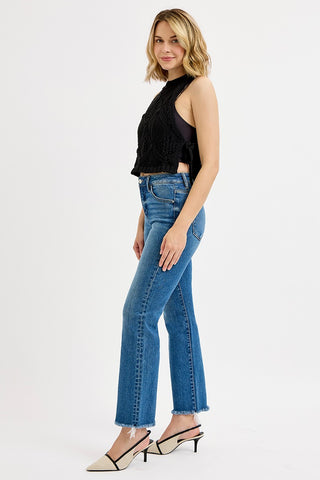 PLUS Jenna Crop Straight Jeans