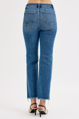 PLUS Jenna Crop Straight Jeans