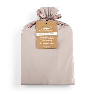 Packaged product with a label on a white background