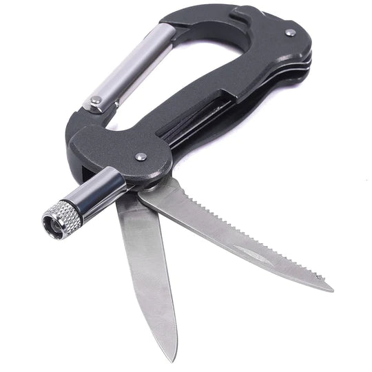 Mad Man Multi-Function Carabiner Clip Tool