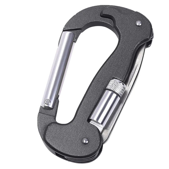 Mad Man Multi-Function Carabiner Clip Tool