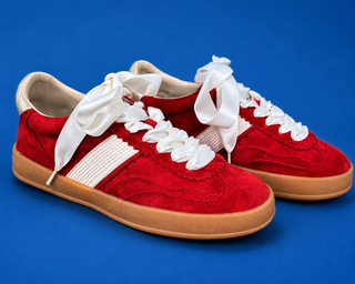 The Cherry Pop Suede Sneaker