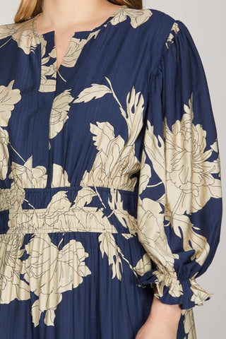Plus Moonlit Botanica Floral Midi Dress