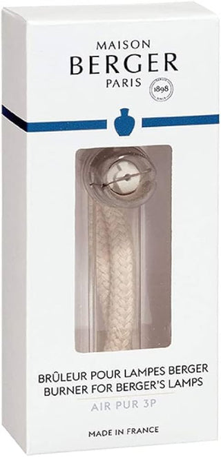 Maison Berger Paris burner packaging with a clear window showing the product inside.