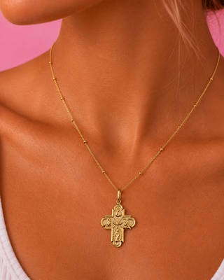 Susan Shaw Handcast Gold Cross