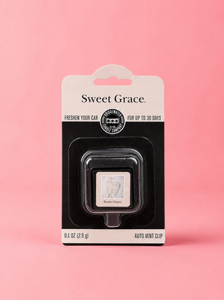 Sweet Grace Auto Vent Clip Air Freshener - All About You