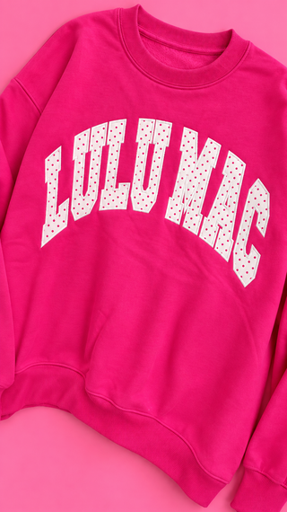 Lulu mac pink polkadot 