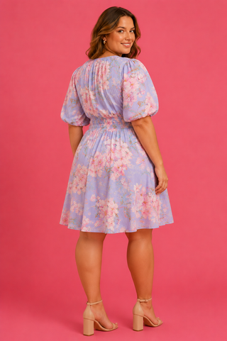 plus floral dress