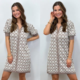 Contrast Couture Dress