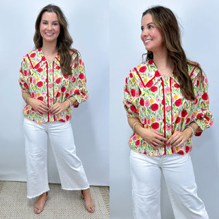 Porcelain Bloom Top *More Colors*