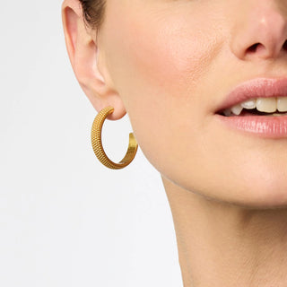 Julie Vos Beaded Eternity Hoop Earring *More Sizes*