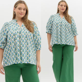 Plus Feeling Floral Top