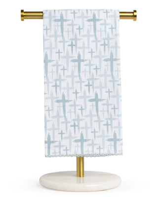 Shop the Royal Standard Inspirational Towel in multiple faith-inspired designs featuring Christian messages, blue accents, and beautiful decorative details.