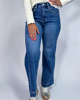 The Diana HR Ankle Wide Jeans