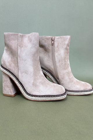 The Shelby Faux Suede Booties