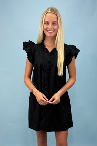 Happy Moment Ruffle Mini Dress