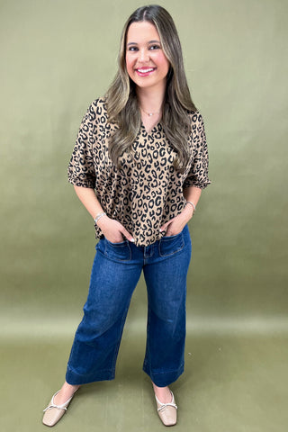 Chai Cheetah Printed Top