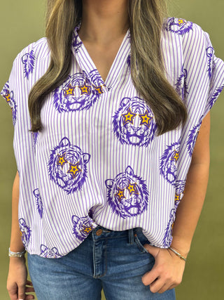 Wild For The Win Tiger Top