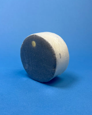 Spongellé Men's Super Buffer body wash infused sponge in Verbena Absolute featuring a dual-sided exfoliating scrubber, built-in body wash, and long-lasting formula with 28+ washes.