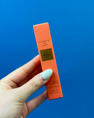 Glasshouse Fragrances 14mL Travel Eau de Parfum collection featuring luxury portable perfumes in signature fragrances including Rendezvous, Sunsets in Capri, Midnight in Milan, Moon and Back, Kyoto in Bloom, Diving Into Cyprus, Melbourne Muse, and Arabian Nights.