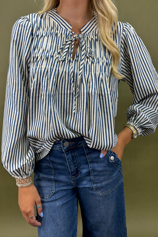 Look My Way Striped Top