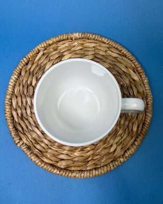 Shop the Gumbo Mug featuring durable ceramic construction, oversized design, comfortable handle, and unique artwork. Available in multiple styles.