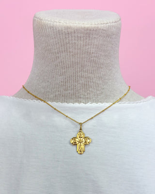 Susan Shaw Handcast Gold Cross