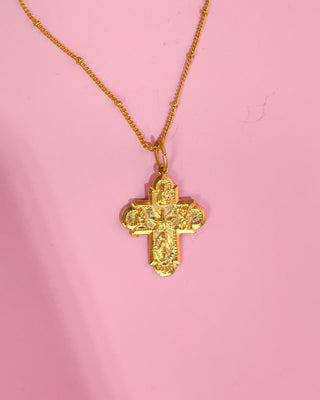 Susan Shaw Handcast Gold Cross
