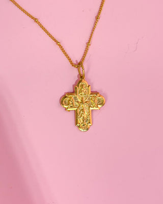 Susan Shaw Handcast Gold Cross