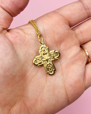 Susan Shaw Handcast Gold Cross