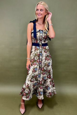Romantic Bliss Floral Midi Dress