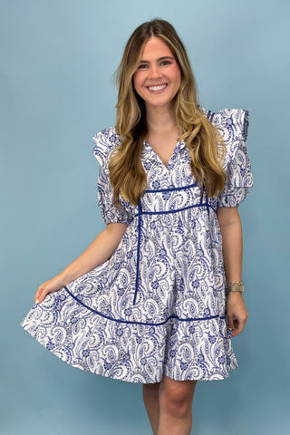 Favorite View Blue Mini Dress