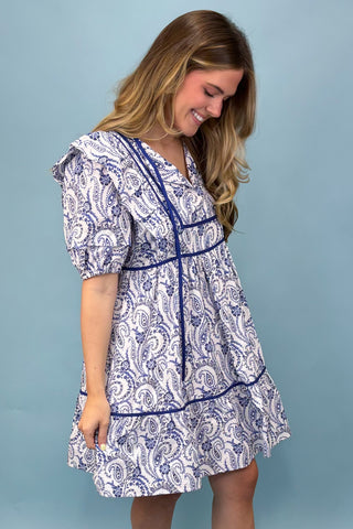 Favorite View Blue Mini Dress